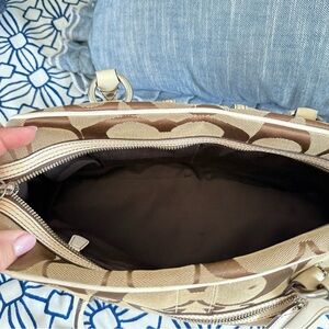 Coach Brown and Tan Women's Bag